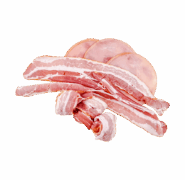 Red Bacon Meat