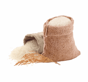 White Rice Bags